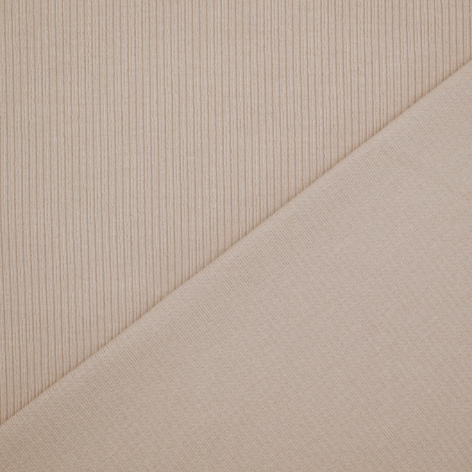 Tissu jersey côtelé Mini, sable