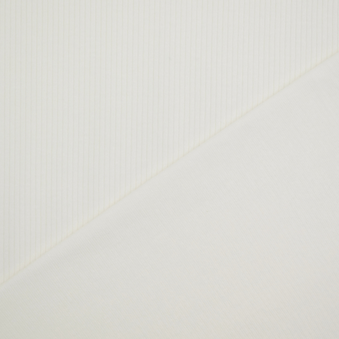 Tissu jersey côtelé Mini, blanc cassé