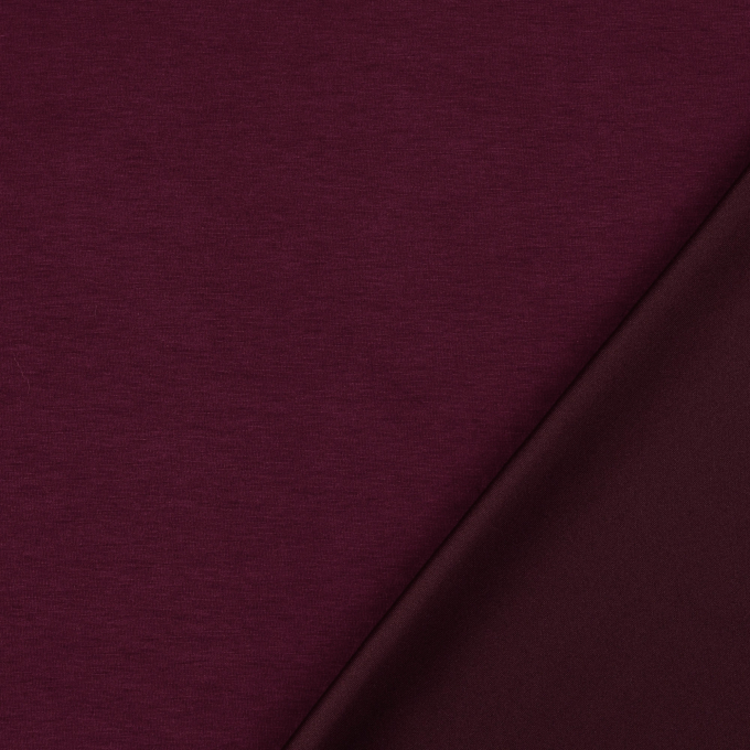 Punta di Roma jersey stof Paula, bordeauxrood