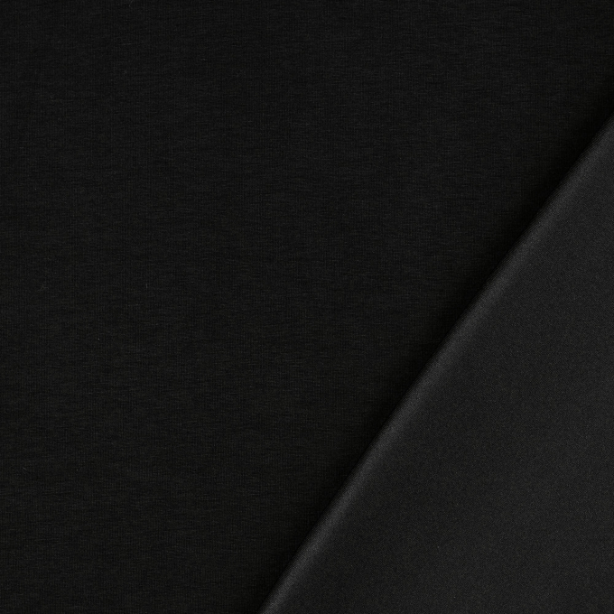 Tissu jersey romanite Paula, noir
