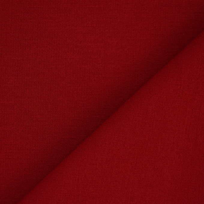 Tissu jersey punta di roma romanite uni, rouge