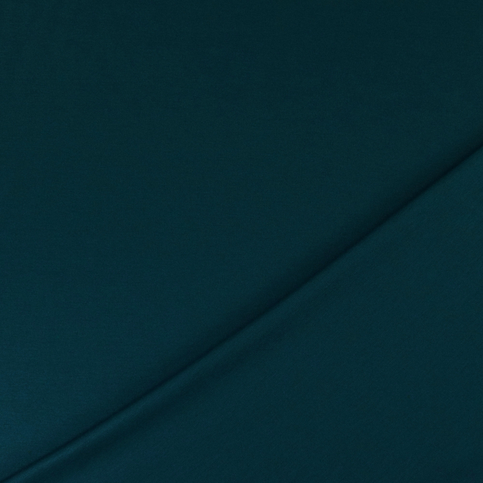 Tissu jersey punta di roma Susi, bleu pétrole foncé