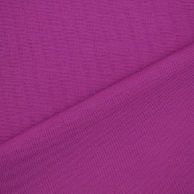 Tissu jersey punta di roma romanite uni, rouge magenta