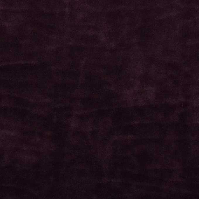 Tissu jersey velours, lie de vin