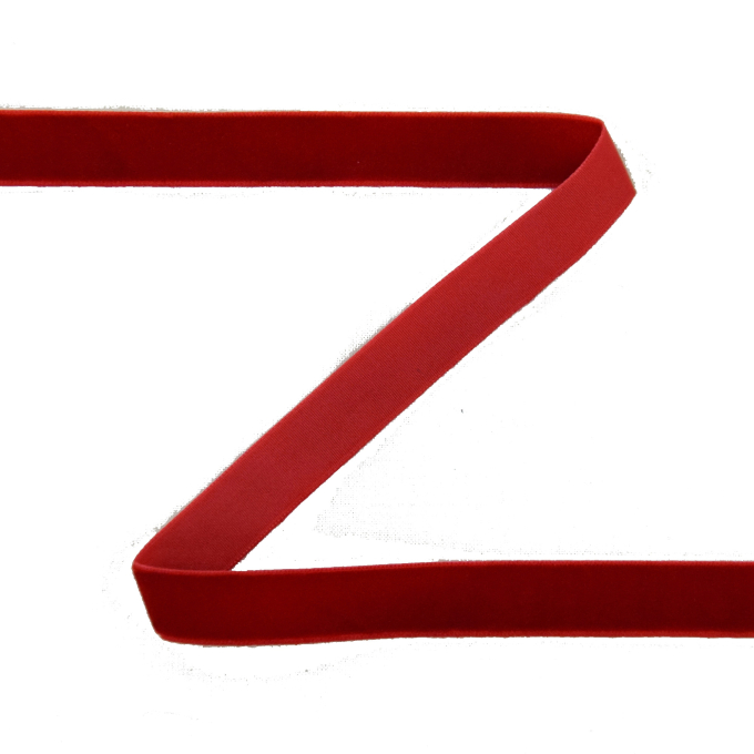 Velvet ribbon 15 mm, red