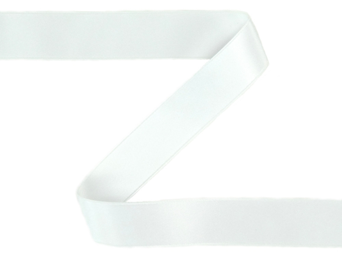 Ruban Satin blanc (10 mm)