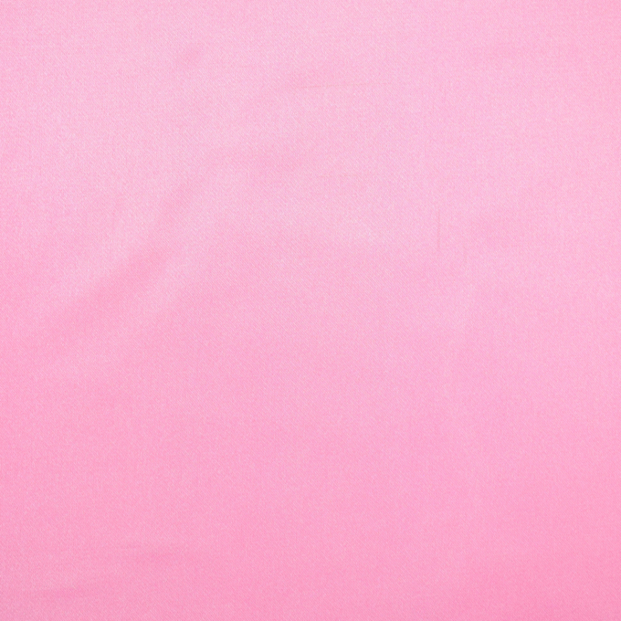 Tissu satin polyester léger uni, rose