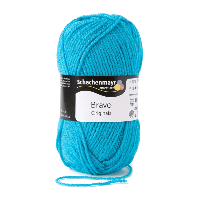 Schachenmayr Wol Bravo uni 50 g atlantis