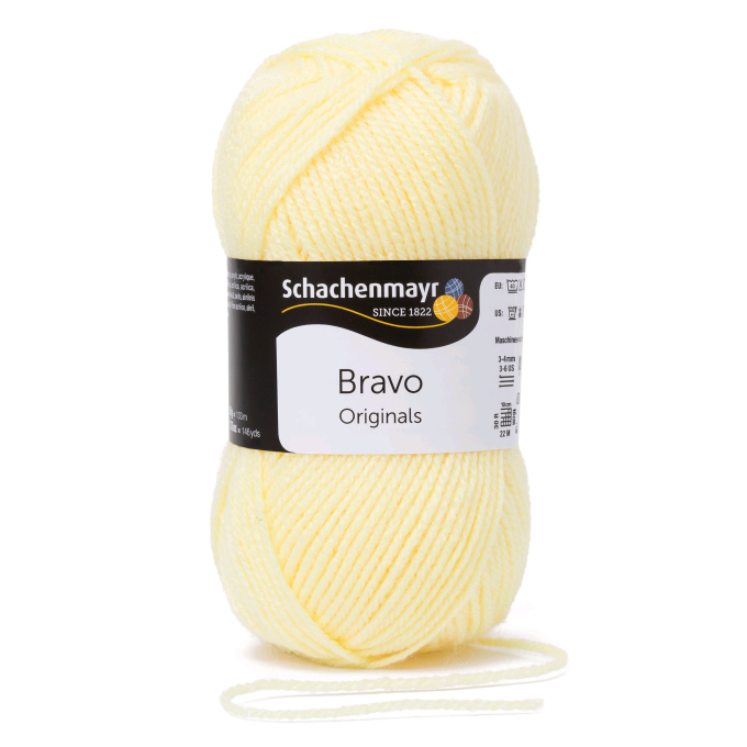 Schachenmayr Wol Bravo uni 50 g lemon