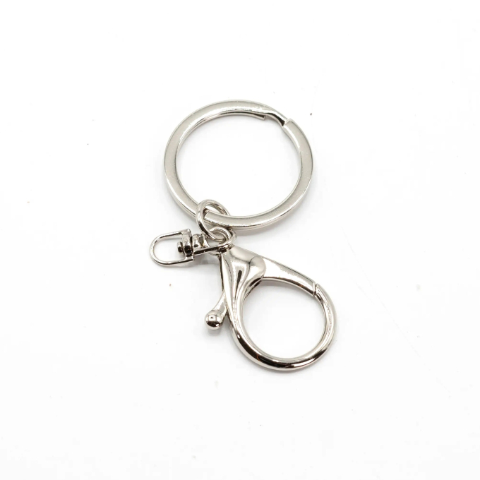 Key ring 60 mm silver