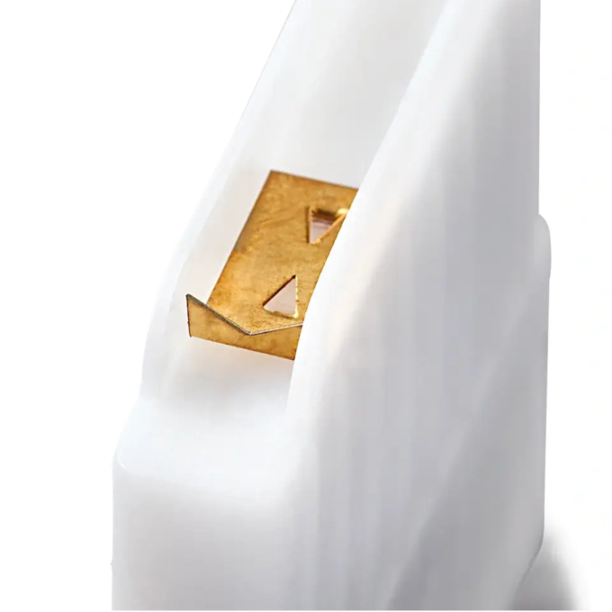 Craie tailleur avec étui blanc
