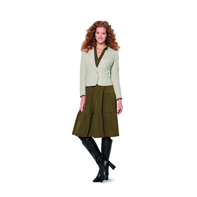 Naaipatroon blazer, Burda 6160, Dui/En/Fr