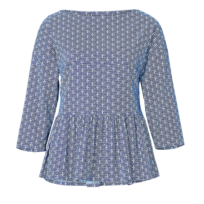 Naaipatroon blouse , Burda 5856, Dui/En/Fr