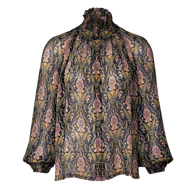 Naaipatroon blouse, Burda 5862, Nl/Dui/En/Fr