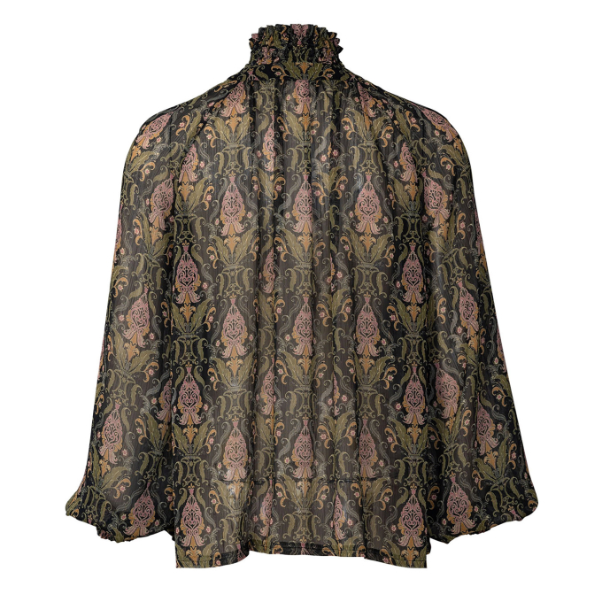 Naaipatroon blouse, Burda 5862, Nl/Dui/En/Fr