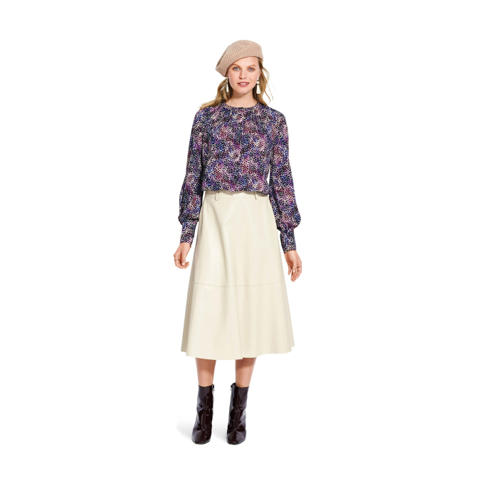 Naaipatroon blouse, Burda 5862, Nl/Dui/En/Fr