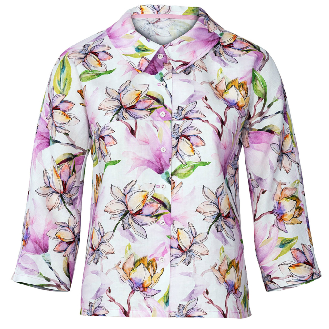 Naaipatroon blouse , Burda 5887, Dui/En/Fr