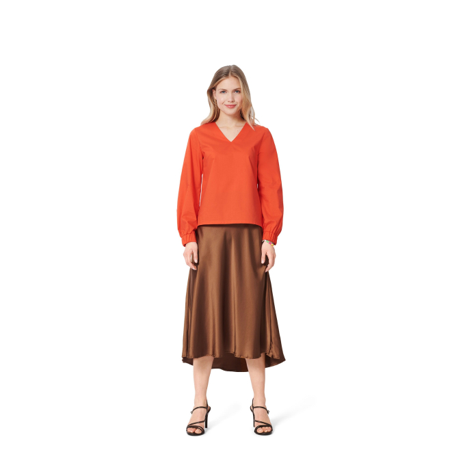 Naaipatroon blouse, Burda 5924, Nl/Dui/En/Fr