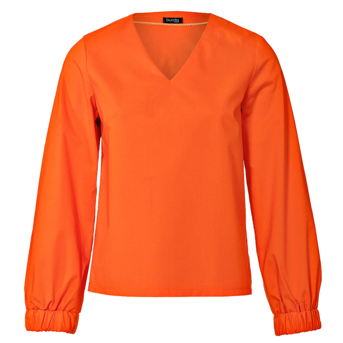 Naaipatroon blouse, Burda 5924, Nl/Dui/En/Fr