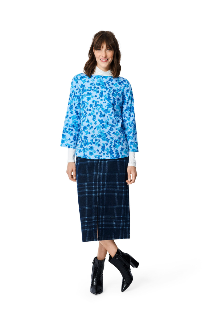 Naaipatroon Blouse, Burda 5961, Dui/En/Fr