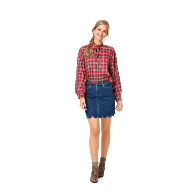Naaipatroon blouse, Burda 6263, Dui/En/Fr
