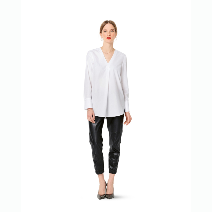 Naaipatroon bloes, Burda 6278, Dui/En/Fr