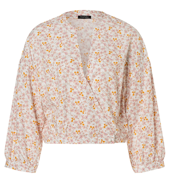 Naaipatroon Blouse Dames, Burda 5745, Nl/Dui/En/Fr