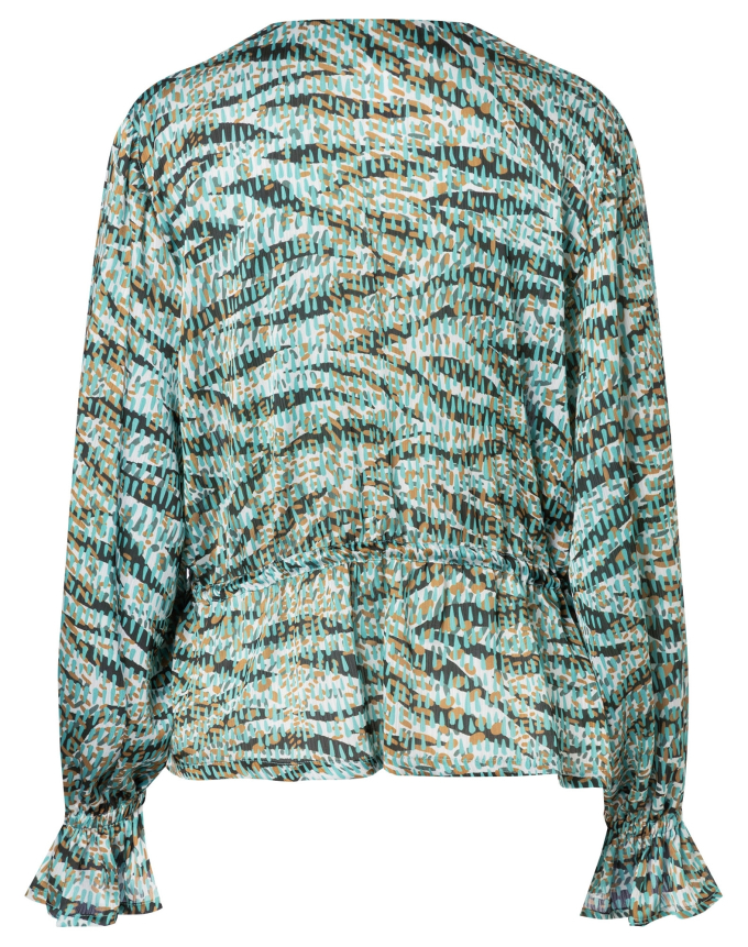 Naaipatroon blouse dames, Burda 5746, Nl/Dui/En/Fr