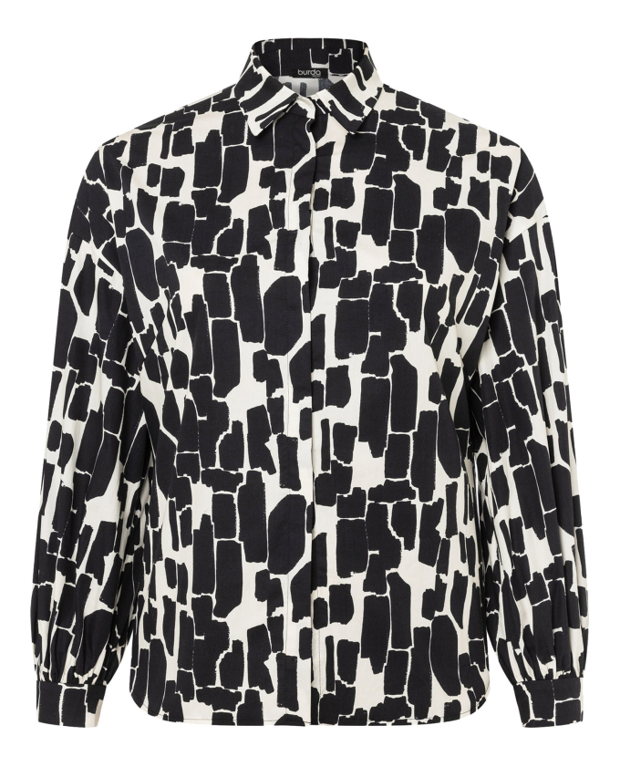 Naaipatroon Blouse Dames Burda 5775, NL/DE/GB/FR