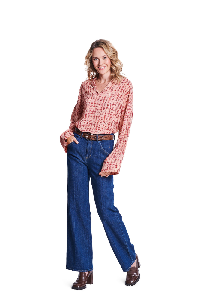 Naaipatroon Blouse Dames, Burda 5780, NL/GB/DE/FR