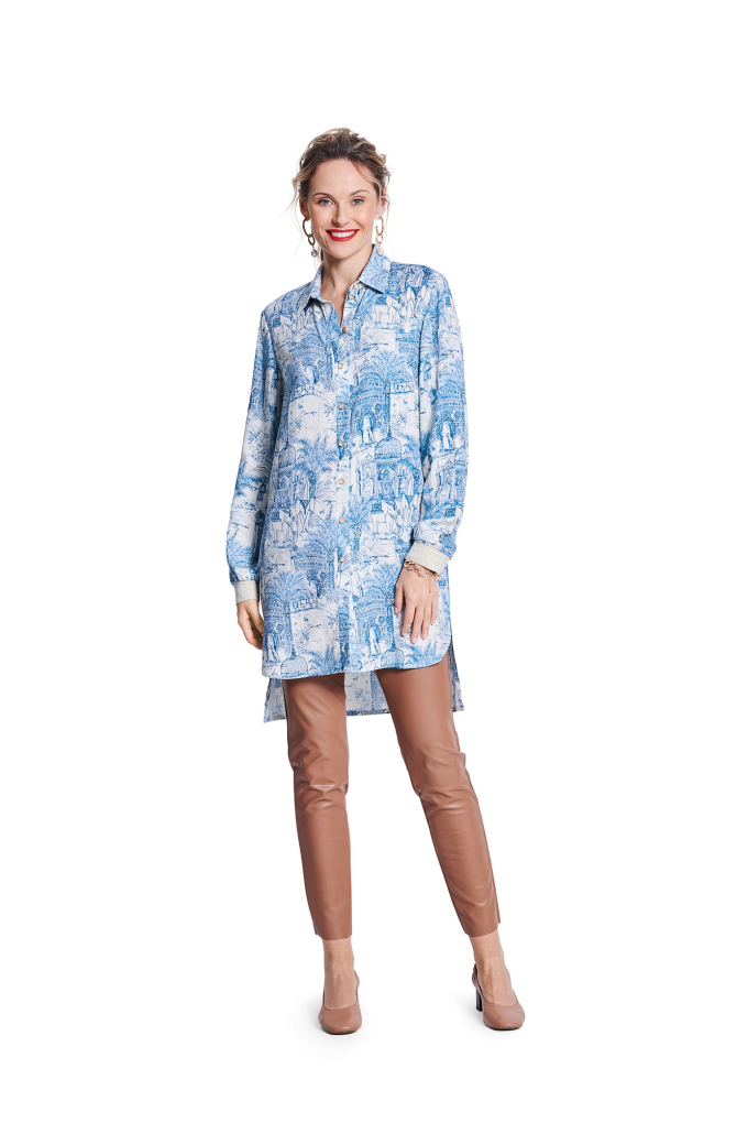 Naaipatroon Blouse Dames Burda 5800, Nl/Dui/En/Fr