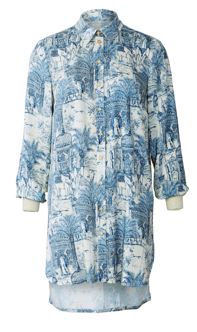 Naaipatroon Blouse Dames Burda 5800, Nl/Dui/En/Fr