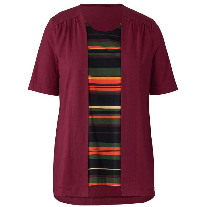 Naaipatroon blouse en jurk, Burda 5818, Nl/Dui/En/Fr