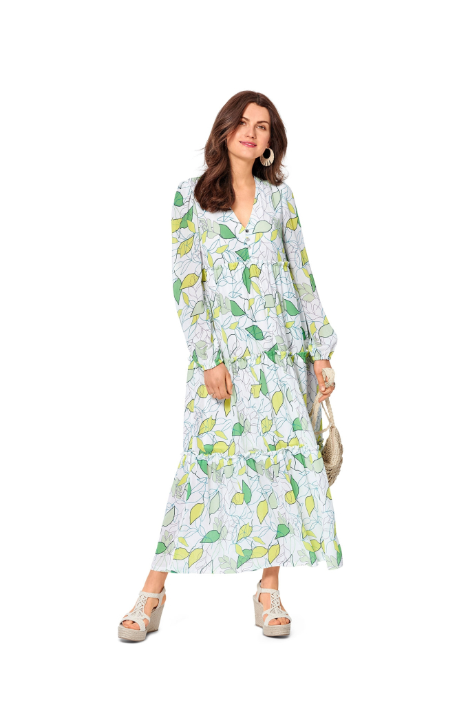 Pattern blouse en jurk, Burda 6023