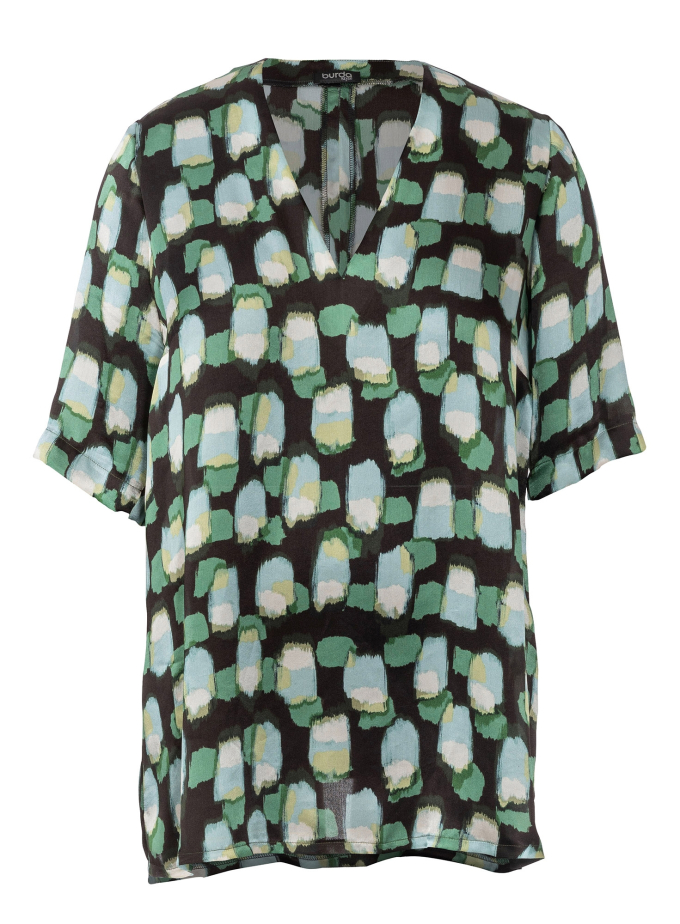 Pattern blouse and dress, Burda 6038