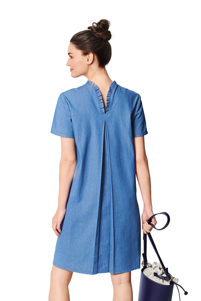Pattern blouse en jurk, Burda 6039