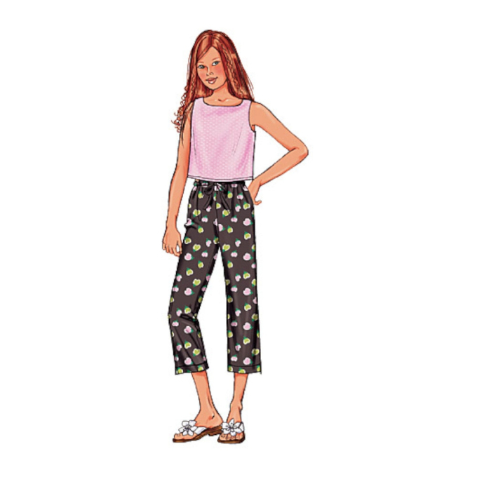 Patron Butterick 3860 combinaison fille, taille 128- 152, en français