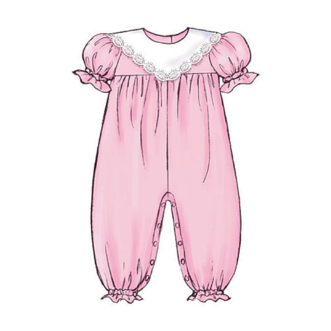 Patron Butterick 4110 combination bébé, one size, en allemand