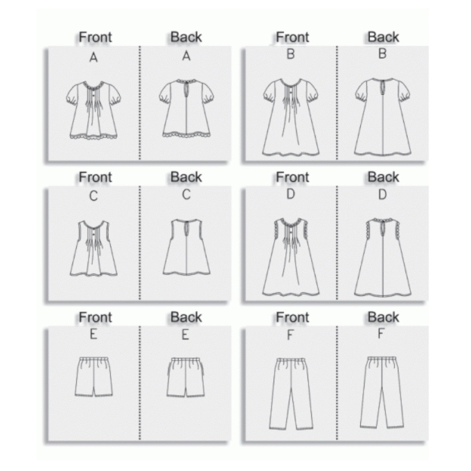 Patron Butterick 4176 combinaison fille, taille 122-134, en français