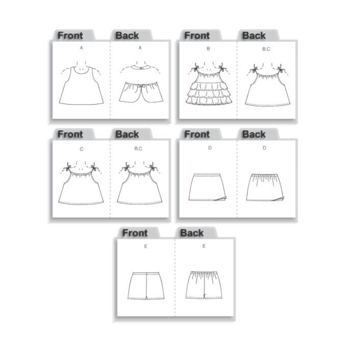 Patron Butterick 4503 combinaison fille, taille 122-134, en français