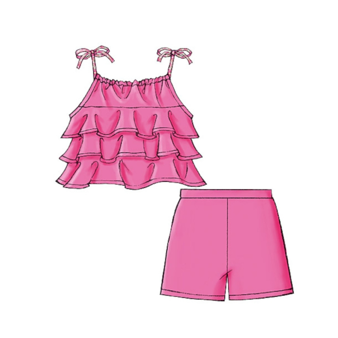 Patron Butterick 4503 combinaison fille, taille 122-134, en français