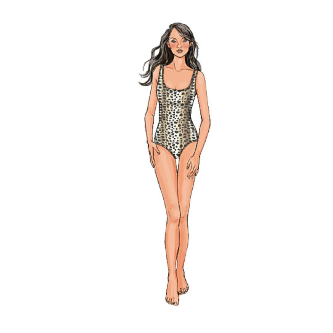 Patron Butterick 4526 collection de maillots de bain , taille 40-46, en français