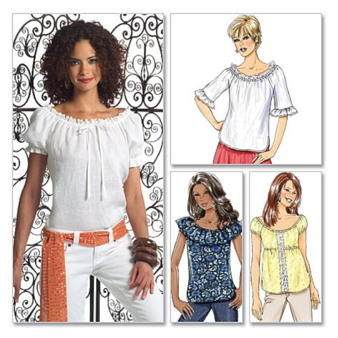 Patron Butterick 4685 t-shirt, taille 42-46, en français