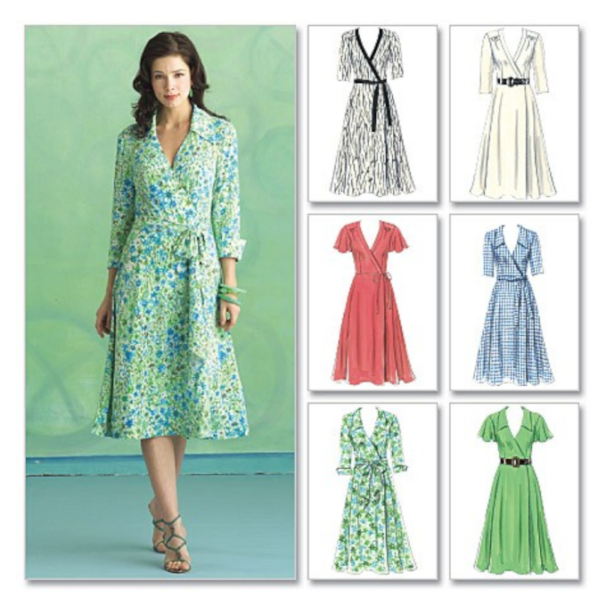Patron Butterick 5030 robe, taille 42-48, en français