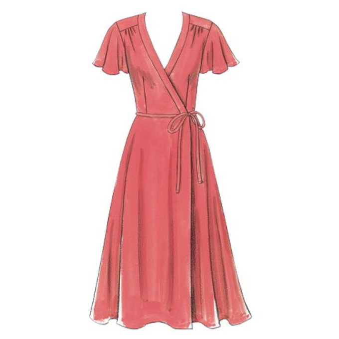 Patron Butterick 5030 robe, taille 42-48, en français