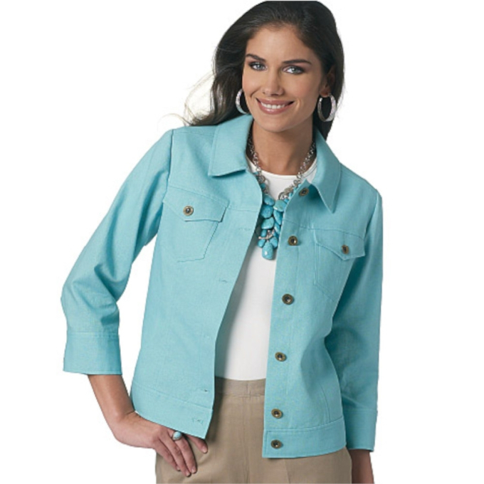 Patron Butterick 5616 veste, taille 40- 48, en français