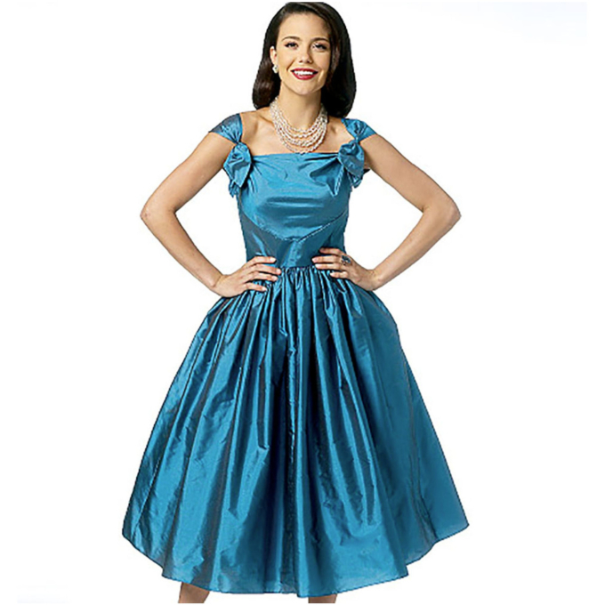 Patron Butterick 5708 robe rétro, taille 32-40, en français