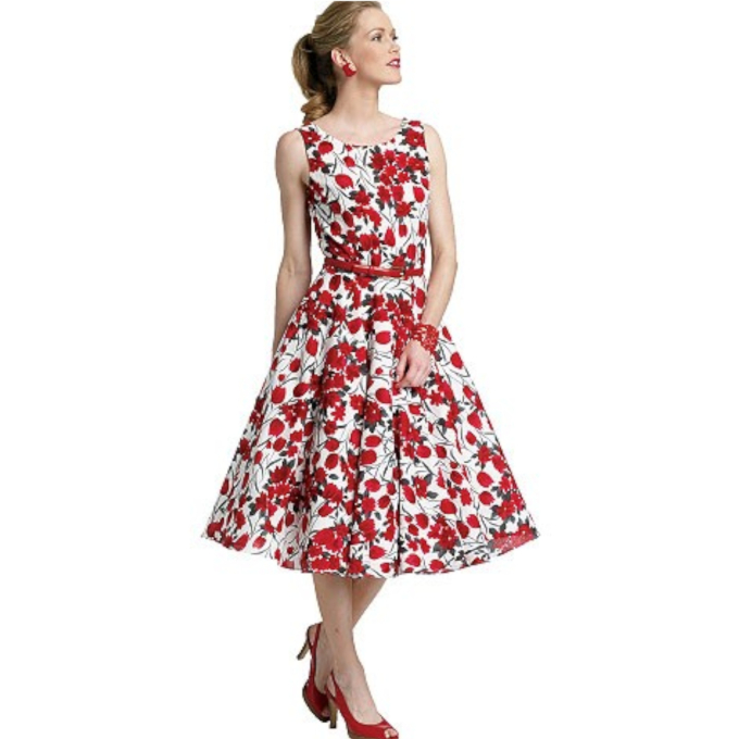 Patron Butterick 5748 robe, taille 40-48, en français
