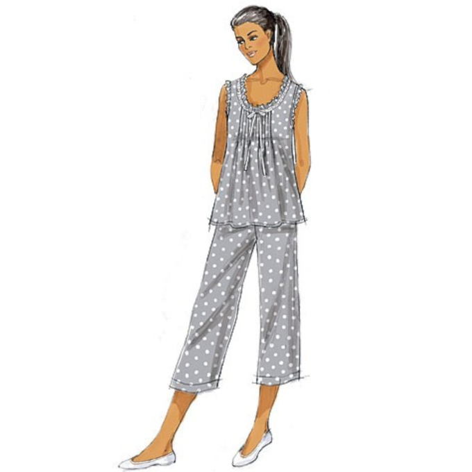 Naaipatroon Butterick 5792 nachkleding, Gr. 32-40, Dui/En/Fr