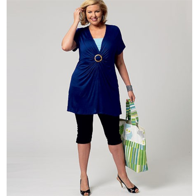 Naaipatroon Butterick 5795 badmode, maat 52-58, Dui/En/Fr